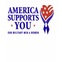 America Supports you LIGHT t-shirts