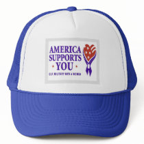 America Suppots You DARK hats by quatrosales America Suppots You DARK hats
