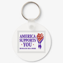 America Suppots You DARK keychains by quatrosales America Suppots You DARK keychains
