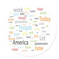 America Tags stickers