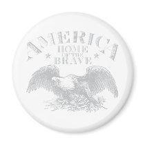 America the Beautiful 2 magnets