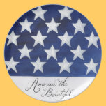 America the Beautiful Flag Plate plates