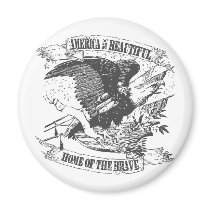 America the Beautiful magnets