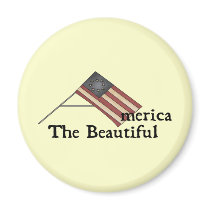 America The Beautiful magnets