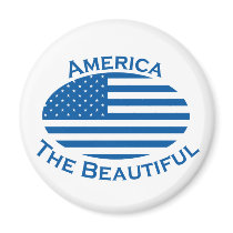 America The Beautiful magnets