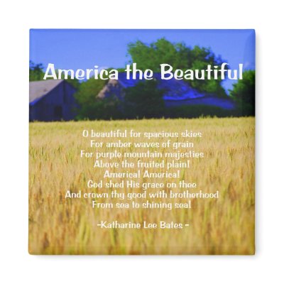 America the Beautiful Magnet by catherinesherman