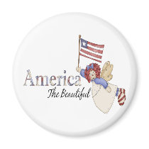 America The Beautiful magnets