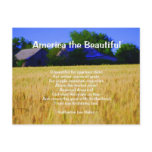 America the Beautiful Post Card