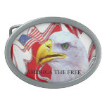 America The Free belt buckles