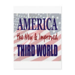 America the New and Improved THIRD WORLD Post Cards