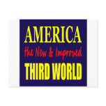America the New and Improved THIRD WORLD Postcards