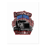 America Trucker Postcard