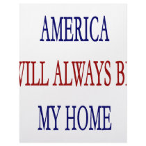 America Will Always Be My Home letterhead