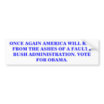 AMERICA WILL RISE AGAIN. bumper stickers