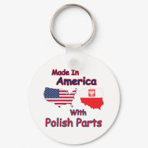 America With Polish Parts keychains