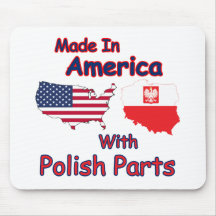 America With Polish Parts Mouse Pad