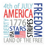 America Words of Freedom Poster