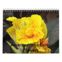 American and Exotic Flowers Wall Calendars