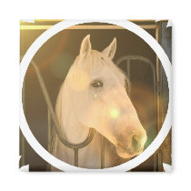 American Andalusian Square Magnet
