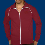 American Appearl Fleese Jacket Cranberry white t-shirts