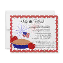American Apple Pie Invite