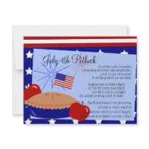 American Apple Pie Personalized Announcement