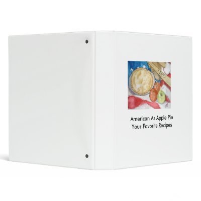American As Apple Pie 3 Ring Binders by avalonsg
