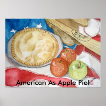 American As Apple Pie Print