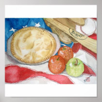 American as Apple Pie Print