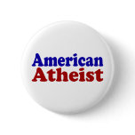 American Atheist Pinback Button