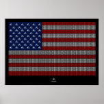 American Atheist USA flag posters
