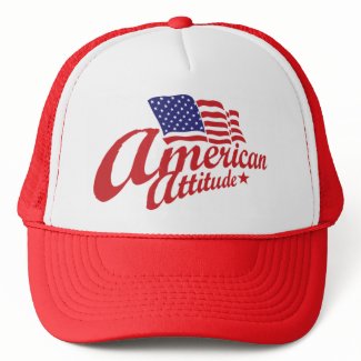 American Attitude Hat Red