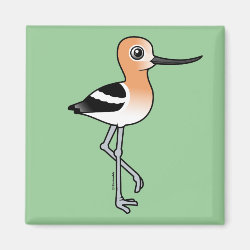 American Avocet Square Magnet