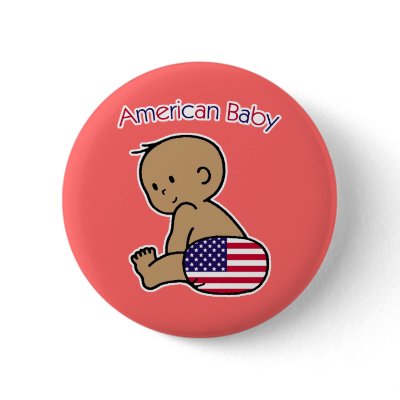 American Baby Buttons by anitavalleart