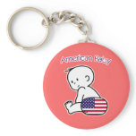 American Baby Keychain