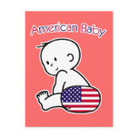 American Baby Postcard