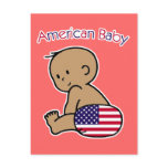 American Baby Postcard
