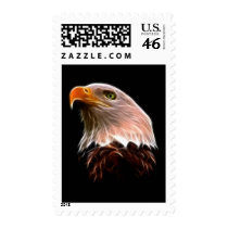 American Bald Eagle Head Postage Stamp