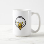 American Bald Eagle Head Screaming Retro Coffee Mug