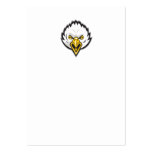 American Bald Eagle Head Screaming Retro Large Business Card