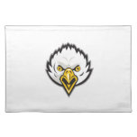American Bald Eagle Head Screaming Retro Placemat
