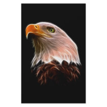 American Bald Eagle Head Personalized Stationery