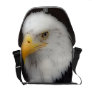 'American Bald Eagle in Portrait' Courier Bag