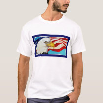 American Bald Eagle t-shirts by pawtraitart American Bald Eagle t-shirts