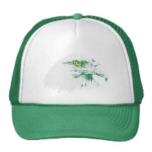 American Bald Eagle Trucker Hat (green)