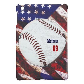 American baseball - vintage style iPad mini cases