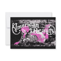 american beauty custom invites