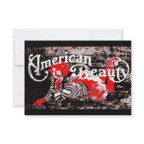 american beauty personalized invitations