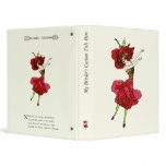 American Beauty Rose Vinyl Binders