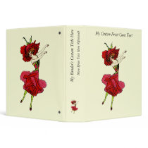 American Beauty Rose Vinyl Binders